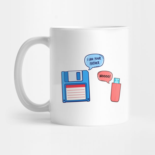 Usb Floppy Disk I Am Your Father by Asaadi